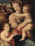 The Madonna and child with the infant saint john the baptist unknow artist